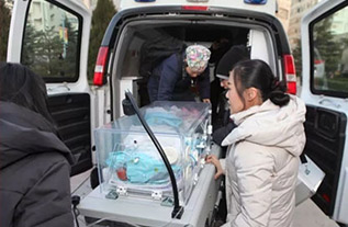 肇源县妇婴监护型护送